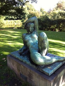 Statue in Churchillparken, Copenhagen 