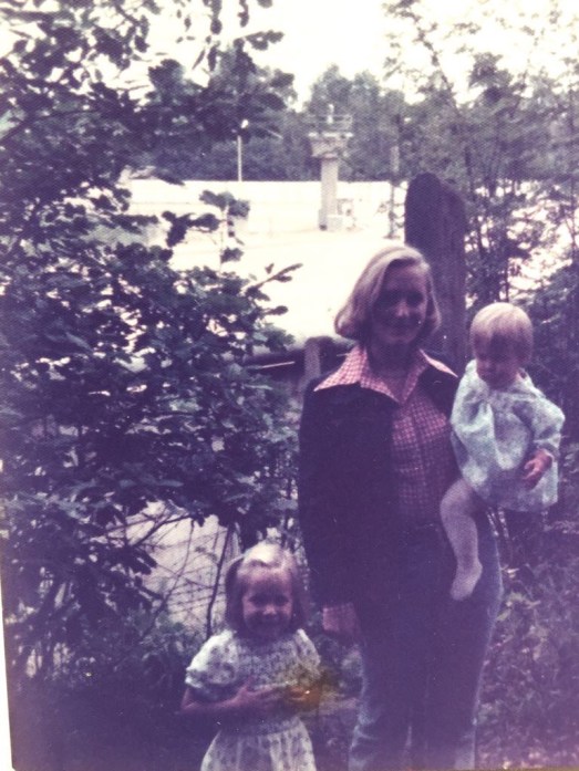 My family at the Berlin Wall, 1979